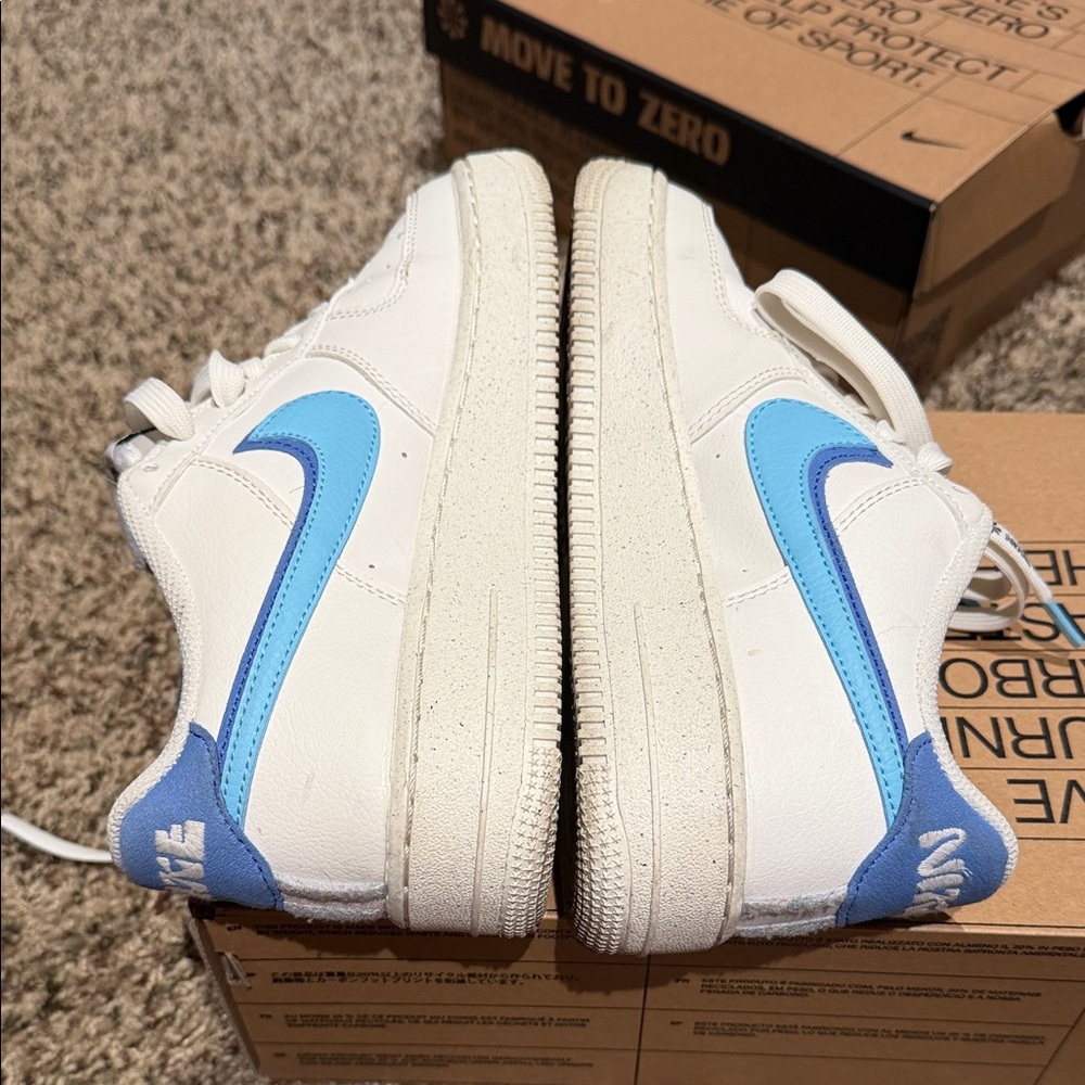 Blue Swooshes Mark The Nike Air Force 1’s Second ’82-Themed Colorway - Picture 12 of 15